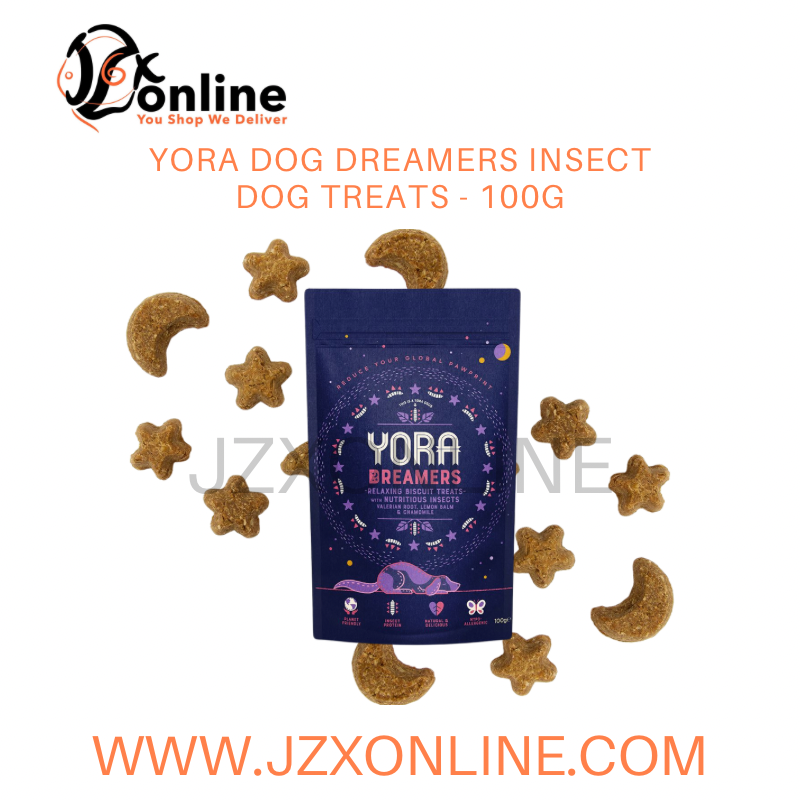YORA DOG Dreamers Insect Dog Treats - 100g