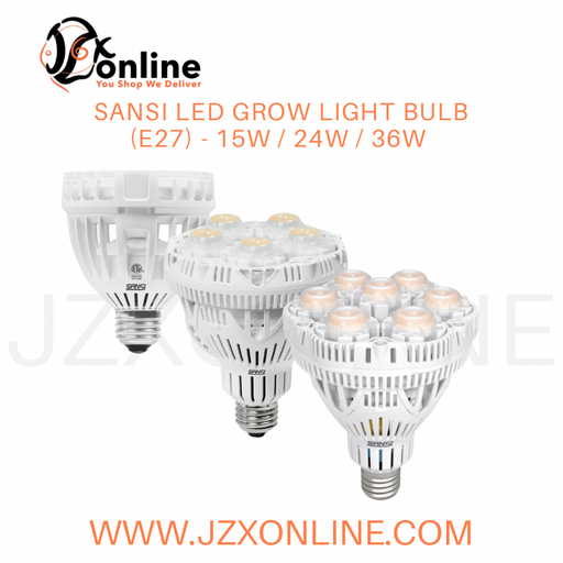 SANSI LED Grow Light Bulb (E27) - 15W / 24W / 36W