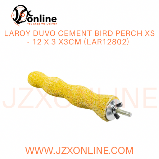 LAROY DUVO Cement Bird Perch XS - 12x3x3cm (LAR12802)