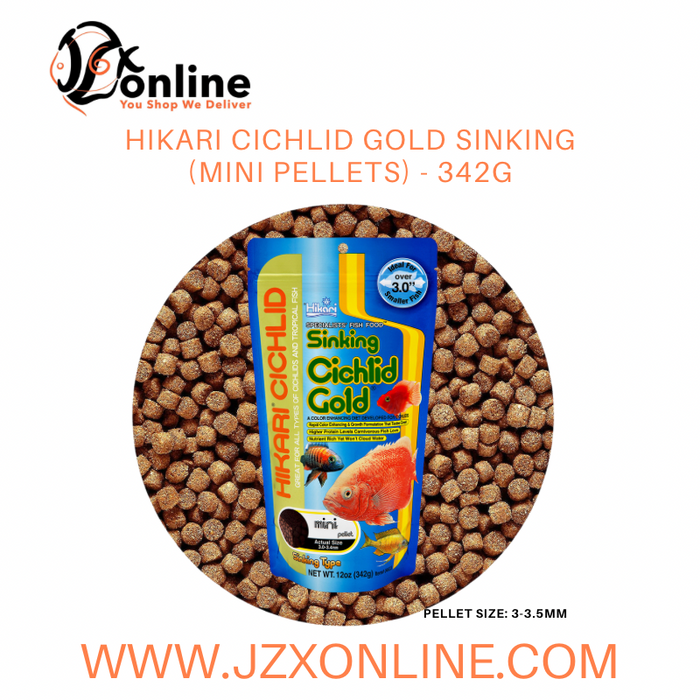 HIKARI Cichlid Gold Sinking (Mini Pellets) - 342g