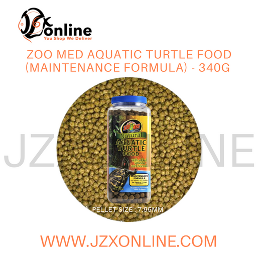 ZOO MED Natural Aquatic Turtle Food – Maintenance Formula -340g