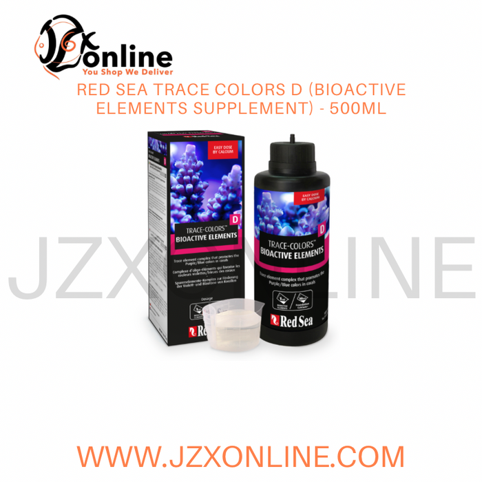 RED SEA Trace Colors D (Bioactive Elements Supplement) - 500ml
