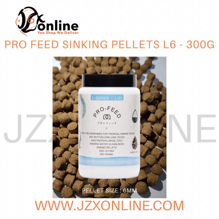 PRO FEED Sinking Pellets 300g - L1 / L2 / L3 / L6 / L10