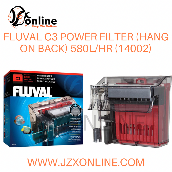 FLUVAL C3 Power Filter (Hang On Back) 580L/Hr (14002)