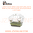LAROY DUVO Bird cage natural beta mini Olive green/zinc 36.5x20x34cM (LAR11669)