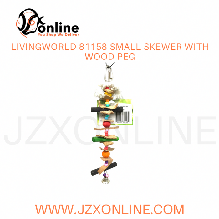 LIVINGWORLD 81158 Small Skewer with Wood Peg