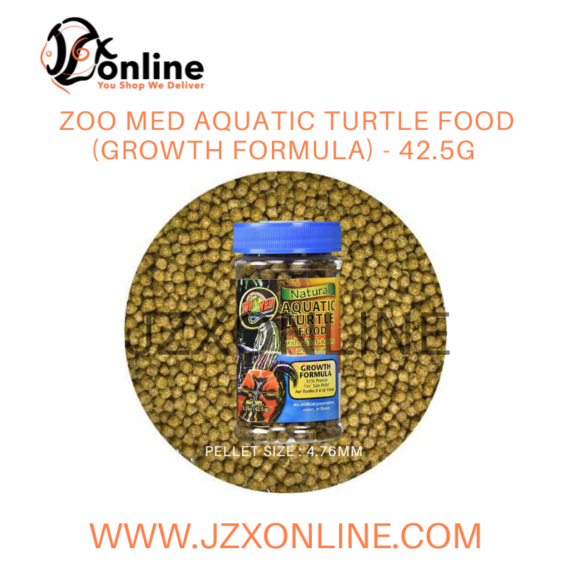 ZOO MED Natural Aquatic Turtle Food – Growth Formula - 42.5g (ZMZM50B)