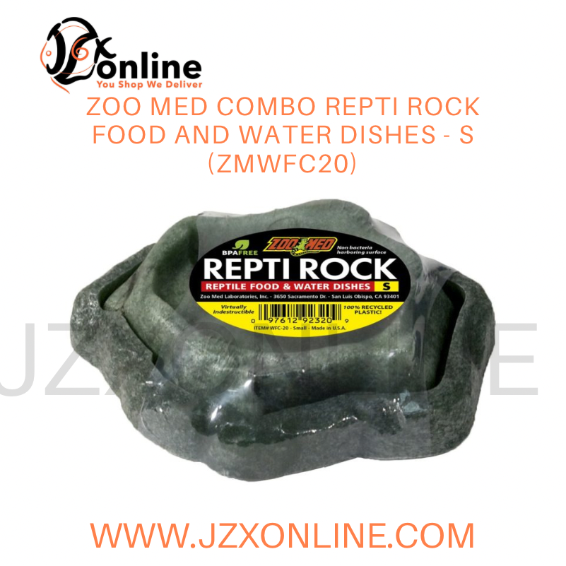 Zoo med Combo Repti Rock Food and Water Dishes - S (ZMWFC20)