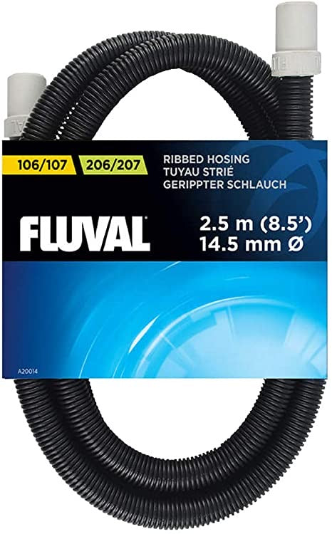 FLUVAL Ribbed Hosing for 106/206, 107/207 Filters, 8.5 ft. (2.5 m)