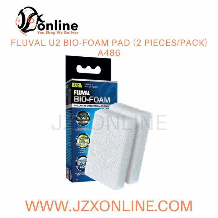 FLUVAL U2 Bio-Foam Pad (2 pieces/pack) A486