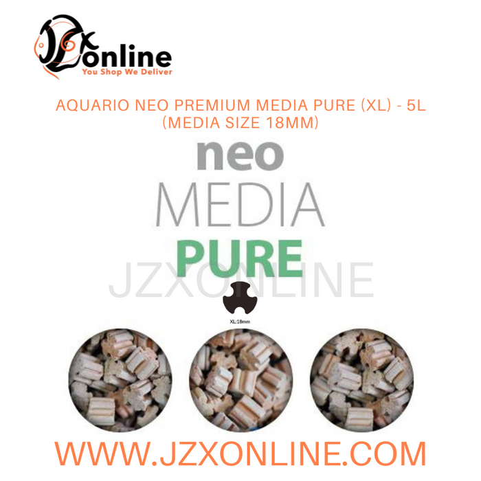 AQUARIO Neo PREMIUM Media PURE (XL) - 5L (Media size 18mm)
