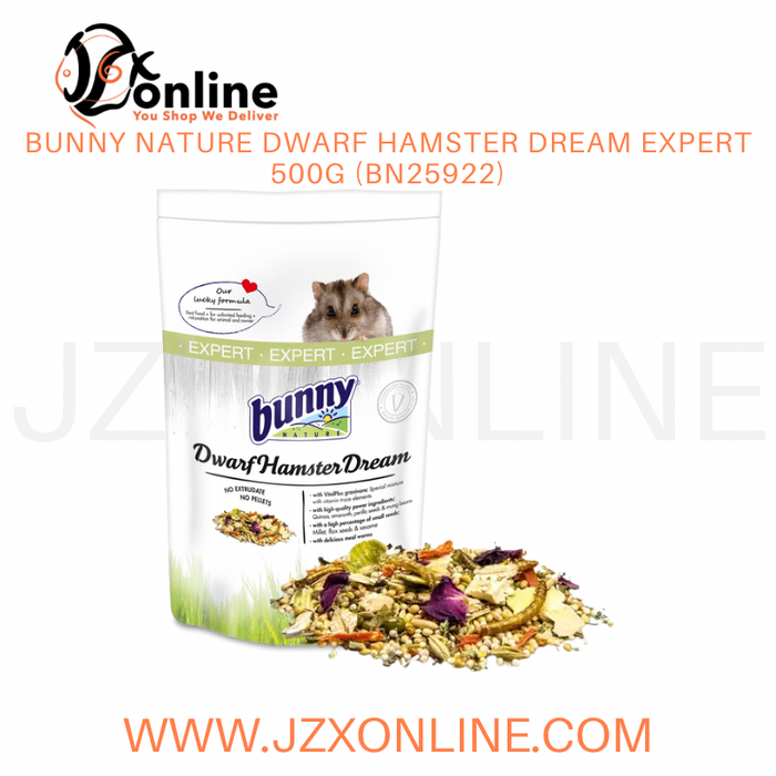 BUNNY NATURE Dwarf Hamster Dream Expert 500g BN25922 jzxonline