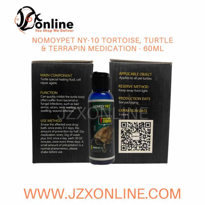 NOMOYPET NY-10 Tortoise, Turtle & Terrapin Medication - 60ml