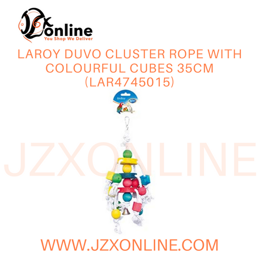 LAROY DUVO Cluster rope with colourful cubes 35cm (LAR4745015)
