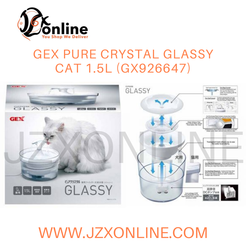 GEX Pure Crystal GLASSY CAT 1.5L (GX926647)