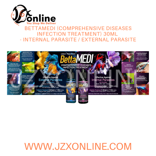 BETTAMEDI (Comprehensive Diseases Infection Treatment) 30ml - Internal Parasite / External Parasite