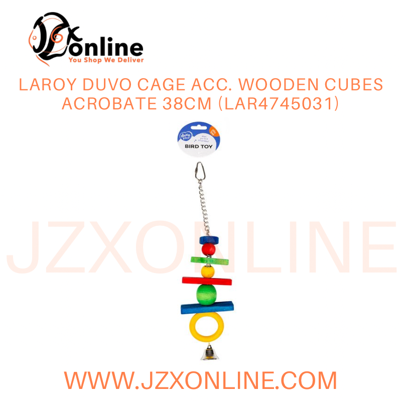 LAROY DUVO Cage acc. wooden cubes acrobate 38cm (LAR4745031)