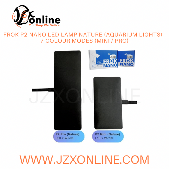 FROK P2 Nano LED Lamp Nature (Aquarium Lights) - 7 Colour Modes (Mini / Pro)