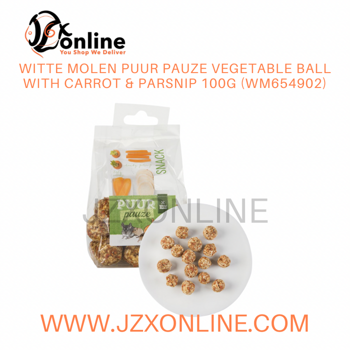 WITTE MOLEN Puur Pauze Vegetable Ball with Carrot & Parsnip 100g (WM654902)