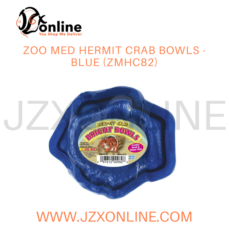 Zoo med Hermit Crab Bowls - Blue (ZMHC82)