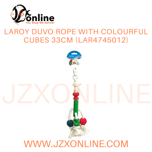 LAROY DUVO Rope with colourful cubes 33cm (LAR4745012)