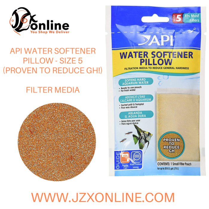 Water clearance softener pillow