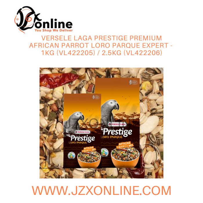 VERSELE LAGA Prestige Premium African Parrot Loro Parque Expert - 1kg (VL422205) / 2.5kg (VL422206)