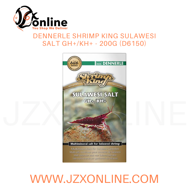 DENNERLE Shrimp King Sulawesi Salt GH+/KH+ - 200g (D6150)