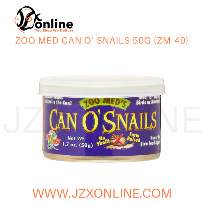 Zoo Med Can O’ Snails 50g (ZM-49)