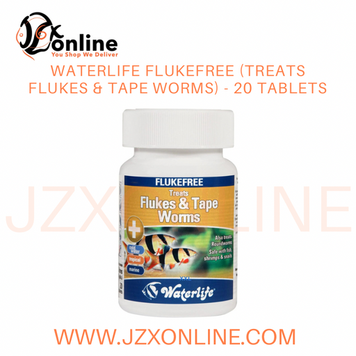 WATERLIFE Flukefree (Treats flukes & tape worm) - 20 tablets