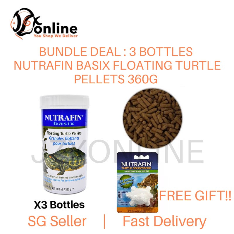 NUTRAFIN (Bundle of 3) Basix Turtle Pellet - 360 g