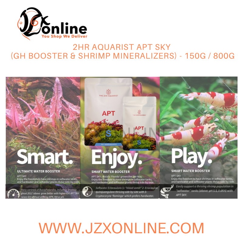 2HR Aquarist APT Sky GH Booster + Shrimp Mineral - 150g Aquarium Water Conditioner