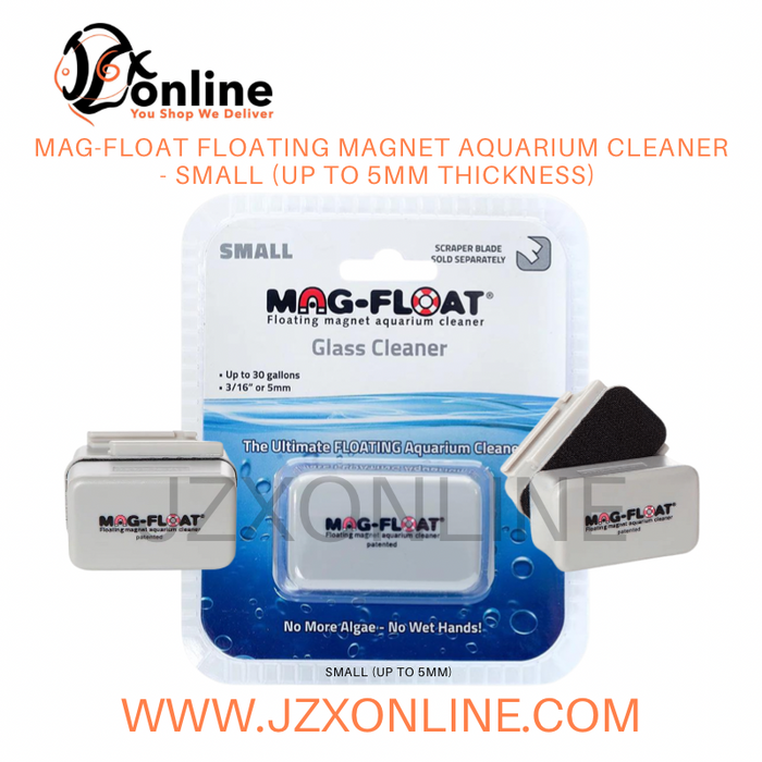 MAG-FLOAT Floating Magnet Aquarium Cleaner - Small (up to 5mm thickness)