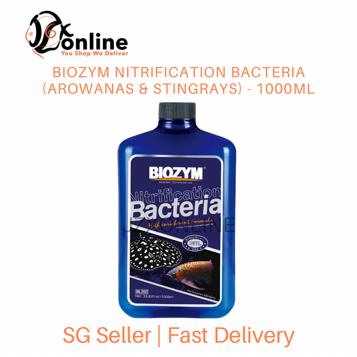 BIOZYM Nitrification Bacteria (Arowanas & Stingrays) - 350ml / 1000ml