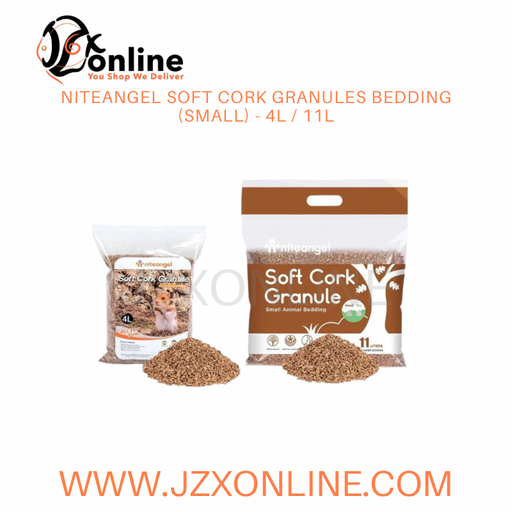 NITEANGEL Soft Cork Granules Bedding (Small) - 4L / 11L