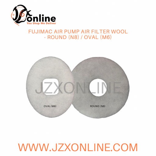 FUJIMAC Air Pump Air Filter Replacement Wool - Round (N8) / Oval (M6)