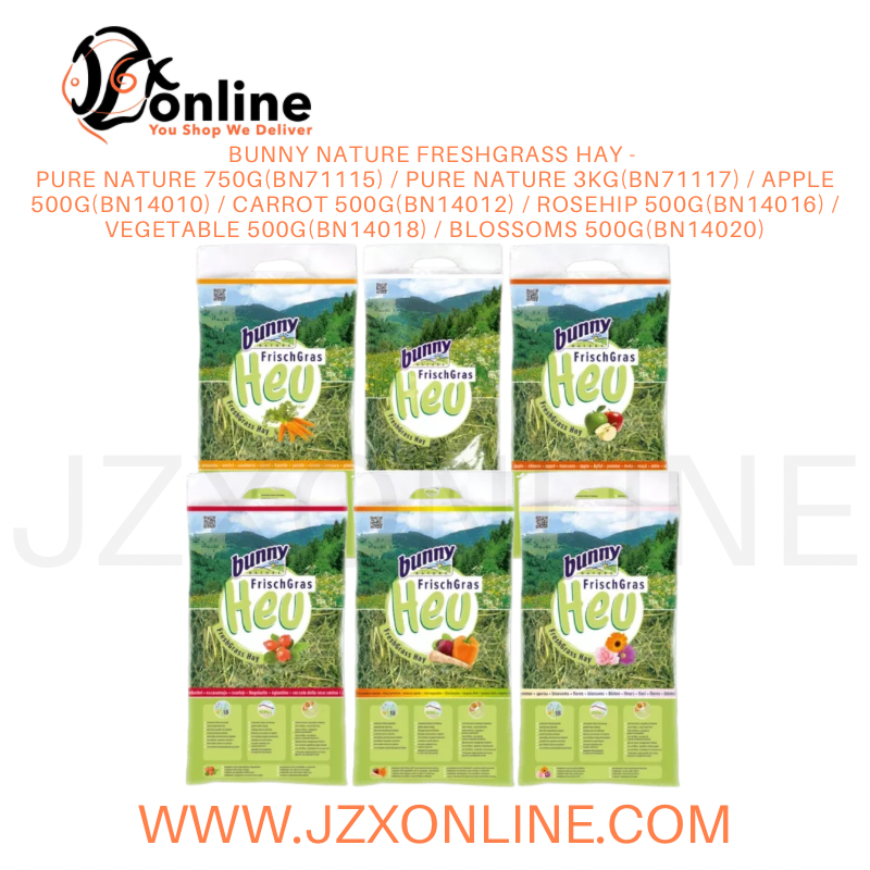 BUNNY NATURE Freshgrass Hay - Pure Nature 750g(BN71115) / Pure Nature —  jzxonline