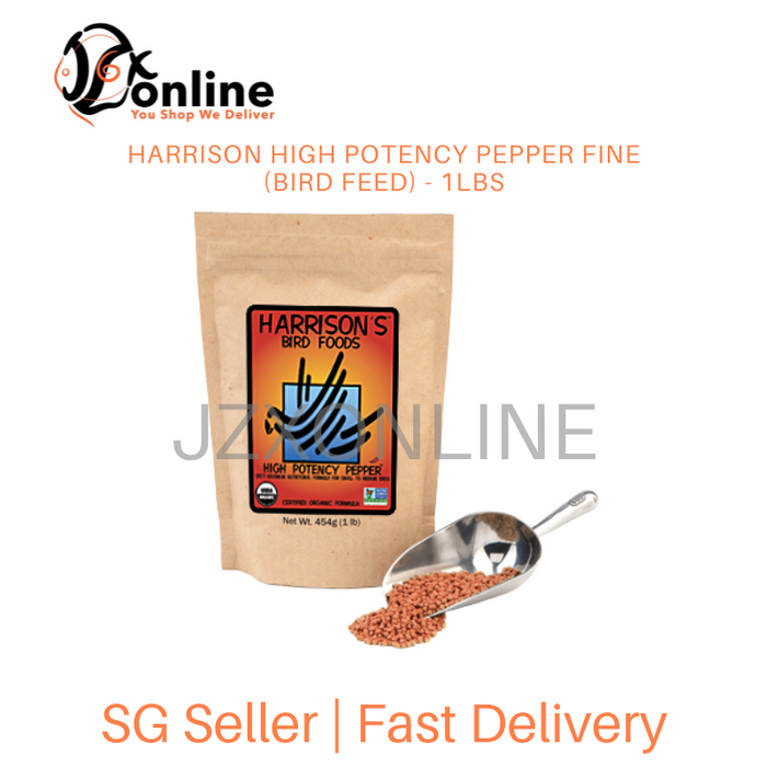HARRISON High Potency Pepper Fine (Bird Feed) - 1lbs